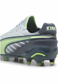 Puma - Buty piłkarskie unisex PUMA KING ULTIMATE FG/AG. Kolor: wielokolorowy, niebieski, żółty, szary. Sport: piłka nożna