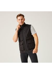 Regatta - Męska odstraszająca owady lekka kamizelka away. Kolor: fioletowy. Materiał: materiał. Sport: turystyka piesza #1