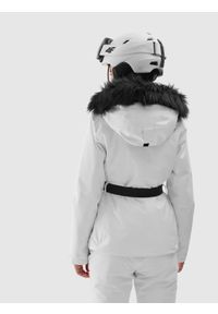 4f - Kurtka narciarska 4FPRO membrana Dermizax 20000 damska. Kolor: biały. Materiał: syntetyk, materiał, futro, mesh. Technologia: Dermizax. Sezon: zima. Sport: narciarstwo #2
