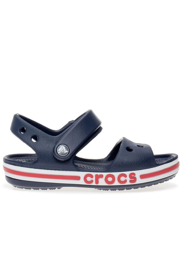 Sandały Crocs Bayaband Sandal 205400-4CC - granatowe. Kolor: niebieski. Materiał: materiał. Styl: sportowy