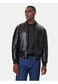 Armani Exchange Kurtka bomber XM001104 AF16647 UC001 Czarny Regular Fit. Kolor: czarny. Materiał: skóra
