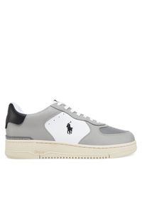 Polo Ralph Lauren Sneakersy Master CRT 809960988004 Szary. Kolor: szary. Materiał: skóra