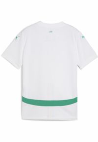 Puma - Młodzieżowa koszulka domowa Senegal 2025 PUMA White Sport Green. Kolor: biały, zielony, wielokolorowy