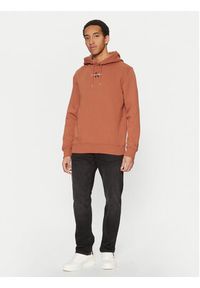 Calvin Klein Jeans Bluza J30J323749 Brązowy Regular Fit. Kolor: brązowy. Materiał: bawełna, syntetyk #3