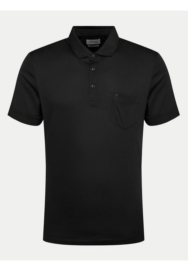 Pierre Cardin Polo C5 21204.2034 Czarny Regular Fit. Typ kołnierza: polo. Kolor: czarny. Materiał: bawełna