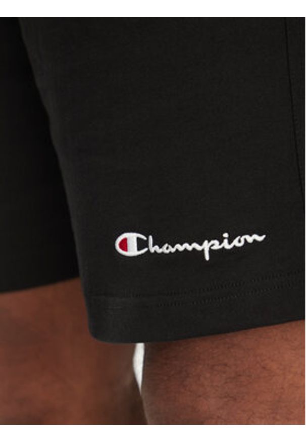 Champion Szorty sportowe 220306 Czarny Regular Fit. Kolor: czarny. Materiał: bawełna. Styl: sportowy