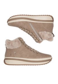 Rieker Revolution Lifestyle Trzewiki W0961-20 Beżowy. Kolor: beżowy. Materiał: skóra #2