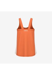 Head - SPIRIT Tank Top Girls. Kolor: pomarańczowy. Sport: tenis