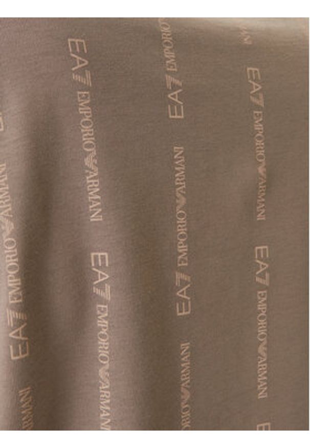 EA7 Emporio Armani T-Shirt 7M001391 AF12874 F1030 Beżowy Regular Fit. Kolor: beżowy. Materiał: bawełna