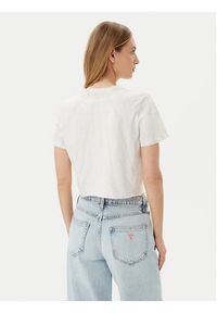 Guess T-Shirt V5GI19 I3Z14 Écru Regular Fit. Materiał: bawełna