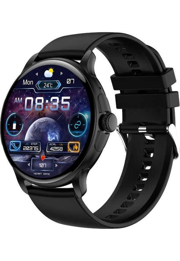 Smartwatch Rubicon Zegarek SMARTWATCH Rubicon RNCF35 black. Rodzaj zegarka: smartwatch