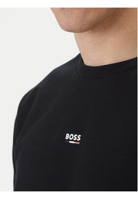 BOSS Bluza Iconic 50554836 Czarny Regular Fit. Kolor: czarny. Materiał: bawełna #4