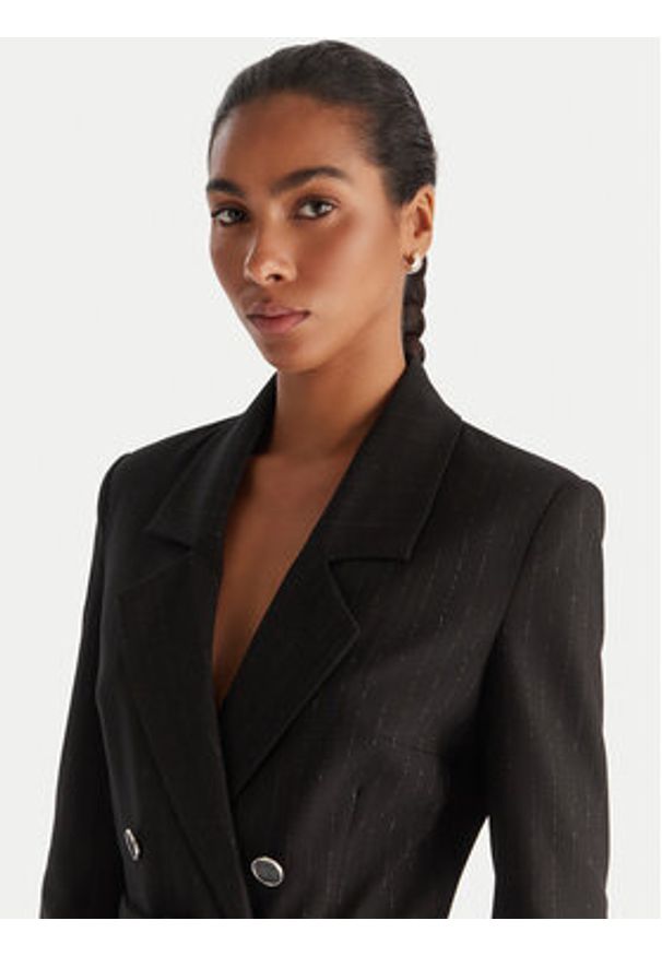 Guess Marynarka W5BK54 W2422 Czarny Regular Fit. Kolor: czarny. Materiał: syntetyk