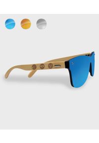 MegaKoszulki - Okulary przeciwsłoneczne drewniane Emotikony. Wzór: nadruk