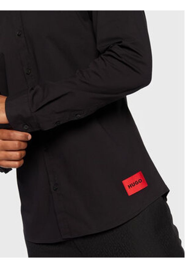 Hugo Koszula Ero3-W 50475687 Czarny Extra Slim Fit. Kolor: czarny. Materiał: bawełna