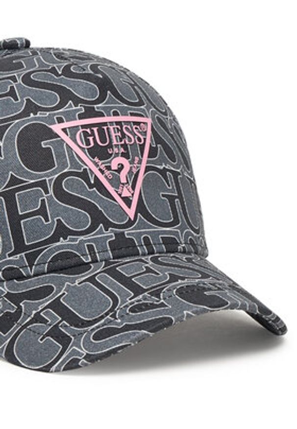 Guess Czapka z daszkiem H5YZ03 WO08O Szary. Kolor: szary. Materiał: materiał, bawełna