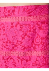 NAF NAF Spódnica mini Cybele THNJ81A Różowy Regular Fit. Kolor: różowy. Materiał: wiskoza #5