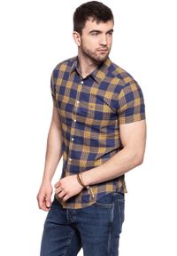 Wrangler - KOSZULA MĘSKA KRÓTKI RĘKAW WRANGLER SS 1PKT SHIRT PATRIOT BLUE W5881OR5H 112129599. Długość rękawa: krótki rękaw. Długość: krótkie #7