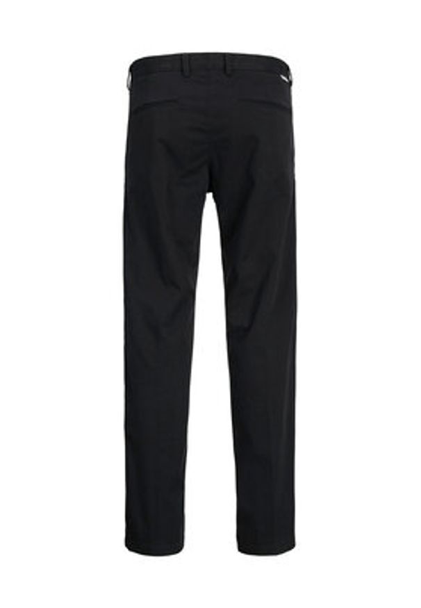 Jack & Jones Chinosy Kane 12268490 Czarny Regular Fit. Kolor: czarny. Materiał: bawełna