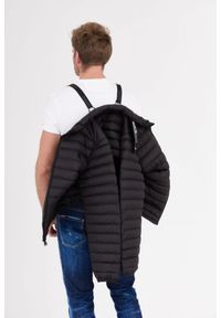 Invicta - INVICTA Czarna kurtka puchowa męska, Rozmiar 3XL. Kolor: czarny. Materiał: puch