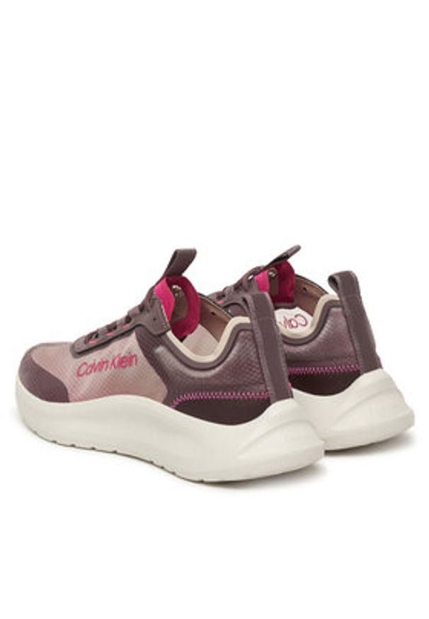Calvin Klein Sneakersy Light Eva Run Lup Transp Ripst HW0HW02998 Różowy. Kolor: różowy. Materiał: materiał. Sport: bieganie