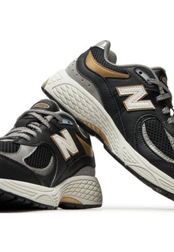 New Balance Sneakersy GC2002PO Czarny. Kolor: czarny. Materiał: skóra