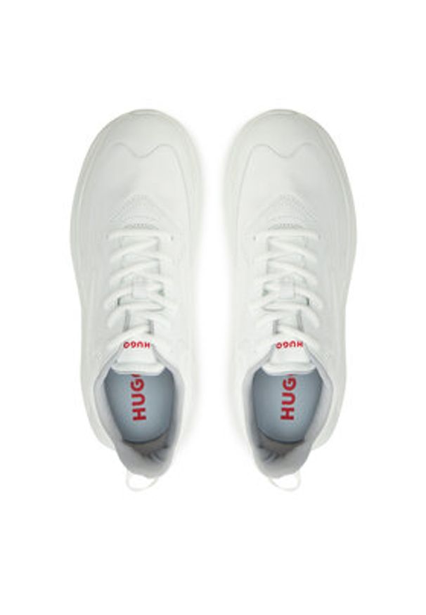 Hugo - HUGO Sneakersy Leon 50536960 Biały. Kolor: biały. Materiał: skóra