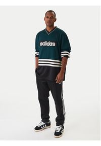 Adidas - adidas Longsleeve JV8467 Zielony Loose Fit. Kolor: zielony. Materiał: syntetyk. Długość rękawa: długi rękaw #5