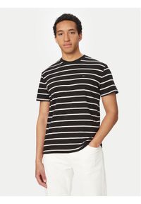 Tommy Jeans T-Shirt DM0DM22544 Czarny Regular Fit. Kolor: czarny. Materiał: bawełna #1