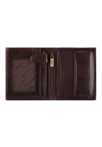 Wittchen - Męski portfel skórzany z podwójną kieszenią duży brązowy. Kolor: brązowy. Materiał: skóra #7