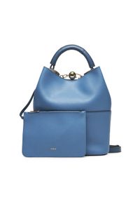 Furla Torebka Sfera S WB01679 BX3169 BG 4245S Niebieski. Kolor: niebieski. Materiał: skórzane