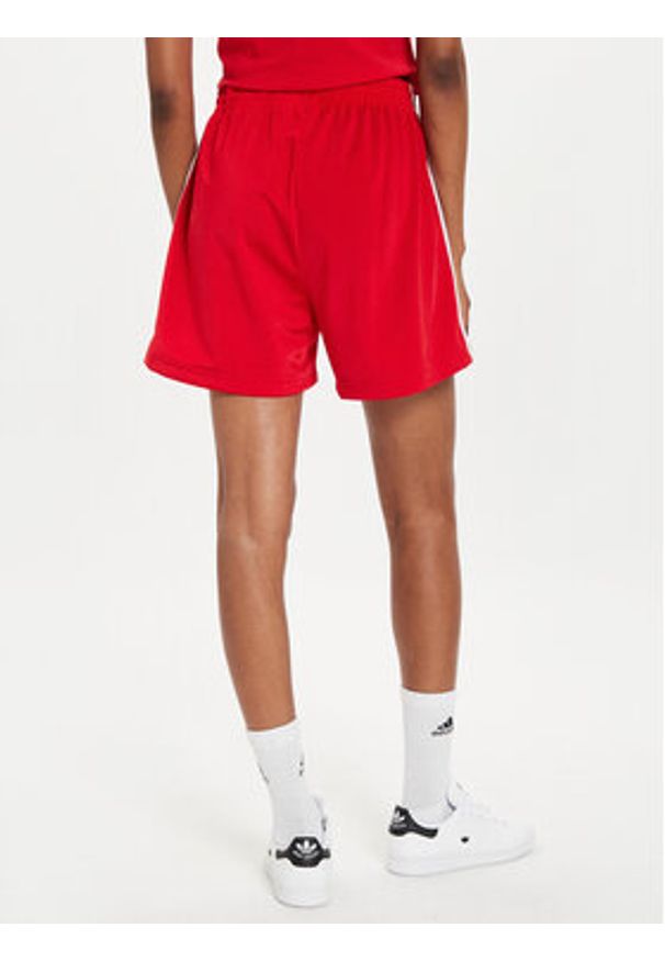 Adidas - adidas Szorty sportowe Firebird IY7207 Czerwony Loose Fit. Kolor: czerwony. Materiał: syntetyk