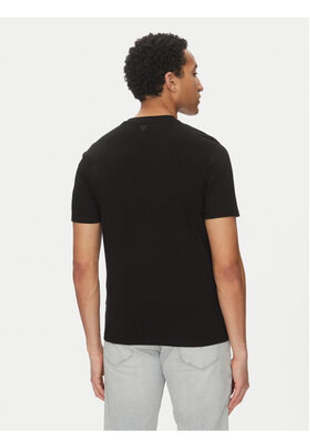 Guess T-Shirt Z2YI11 J1314 Czarny Regular Fit. Kolor: czarny. Materiał: bawełna