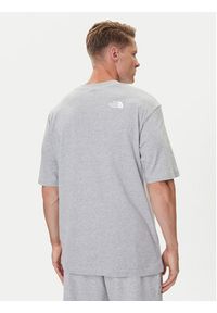 The North Face T-Shirt Simple Dome NF0A87NR Szary Oversize. Kolor: szary. Materiał: bawełna #3