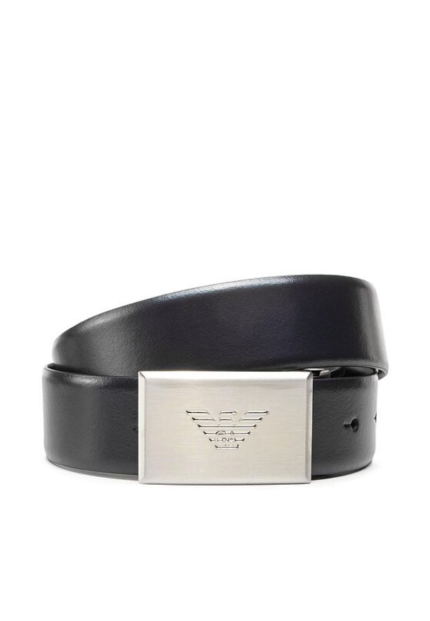 Pasek Męski Emporio Armani. Kolor: czarny