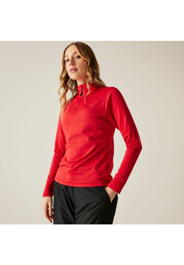 DARE 2B - Lowline II Lekka damska rozciągliwa warstwa środkowa. Kolor: czerwony. Sezon: zima. Sport: narciarstwo