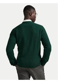 Polo Ralph Lauren Kardigan 710979094002 Zielony Relaxed Fit. Typ kołnierza: polo. Kolor: zielony. Materiał: wełna #6