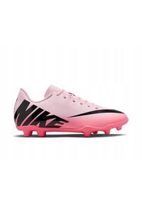 Korki Sportowe Nike JR Vapor 15 Club FG/MG. Kolor: różowy. Sport: fitness, piłka nożna