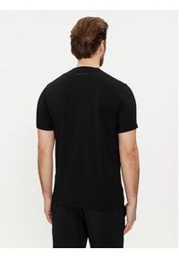 Karl Lagerfeld - KARL LAGERFELD T-Shirt 755080 542221 Czarny Regular Fit. Typ kołnierza: dekolt w karo. Kolor: czarny. Materiał: bawełna #5