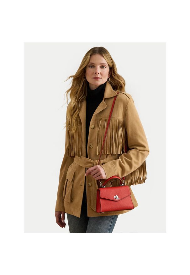 Lauren Ralph Lauren - Torebka LAUREN RALPH LAUREN. Kolor: czerwony