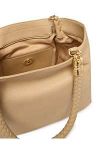 Love Moschino - LOVE MOSCHINO Torebka JC4225PP0OKA0209 Beżowy. Kolor: beżowy. Materiał: skórzane #4