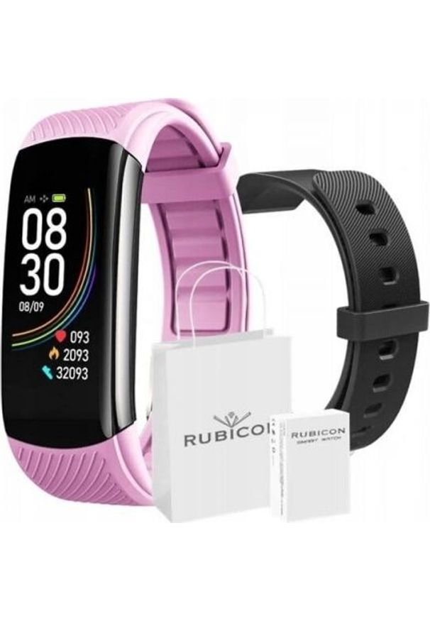 Smartwatch Rubicon C6 RNCE59 Czarny (RNCE59BIBX01AX). Rodzaj zegarka: smartwatch. Kolor: czarny