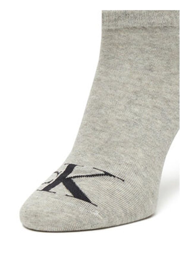 Calvin Klein Jeans Skarpety krótkie 701228815 Szary. Kolor: szary. Materiał: materiał, bawełna