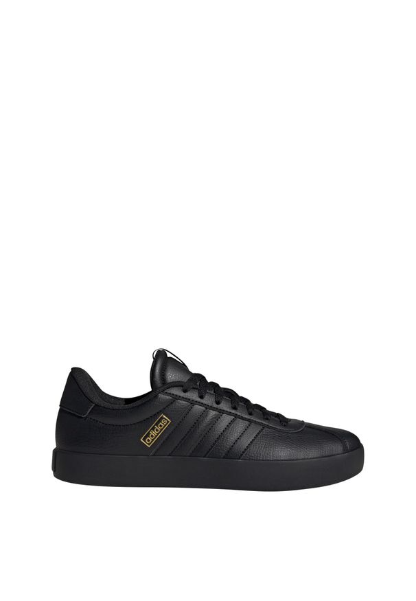 Adidas - Buty VL Court 3.0. Zapięcie: pasek. Kolor: żółty, wielokolorowy, czarny. Wzór: aplikacja