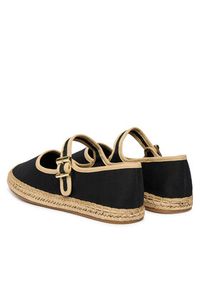 TOMMY HILFIGER - Tommy Hilfiger Espadryle Buckle Maryjane Espadrille FW0FW09239 Czarny. Kolor: czarny. Materiał: materiał #4
