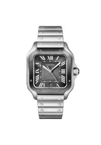 Cartier - CARTIER ZEGAREK Santos de WSSA0037. Rodzaj zegarka: cyfrowe. Materiał: guma, materiał, syntetyk