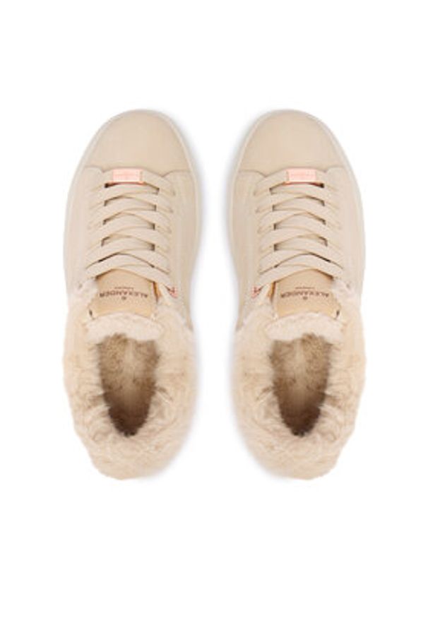 Alexander Smith Sneakersy London ALBCLHW-8242-IVY Beżowy. Kolor: beżowy. Materiał: skóra