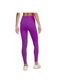 Legginsy Sportowe Damskie Nike Performance Dri-fit. Kolor: fioletowy. Technologia: Dri-Fit (Nike). Sport: fitness