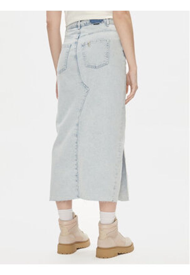 Liu Jo Spódnica jeansowa UA4266 DS049 Niebieski Regular Fit. Kolor: niebieski. Materiał: bawełna