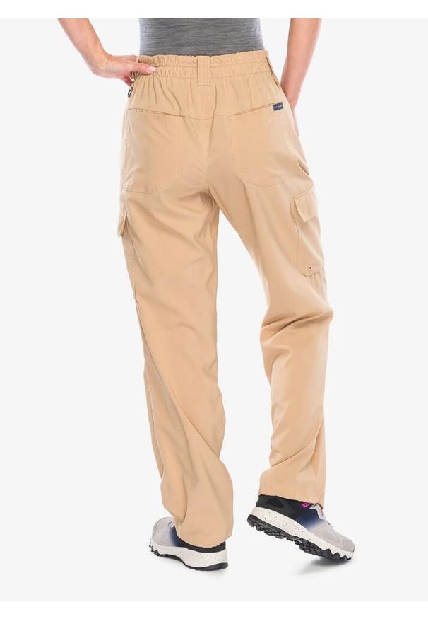 columbia - Spodnie turystyczne damskie Columbia Skien Valley Cargo Pant. Kolor: beżowy. Sport: turystyka piesza